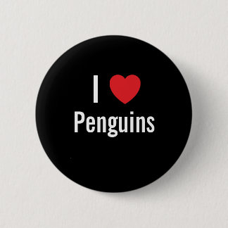 I Liebe Pinguine Button