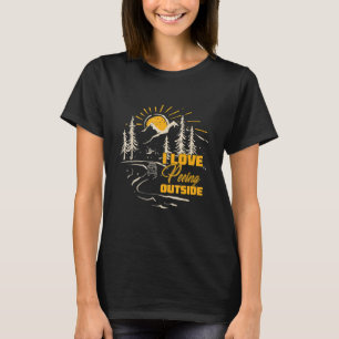 i Liebe Pinkeln außerhalb des Vintagen Retrowander T-Shirt