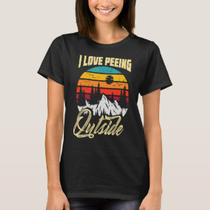 i Liebe Pinkeln außerhalb des Vintagen Retrowander T-Shirt