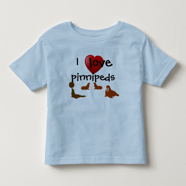 I Liebe Pinnipeds T - Shirt (Vorderseite)