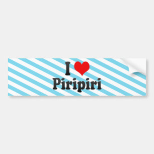 I Liebe Piripiri, Brasilien Autoaufkleber