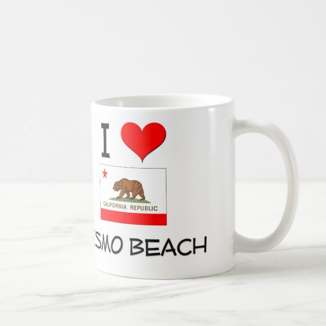 I Liebe PISMO STRAND Kalifornien Tasse (Rechts)