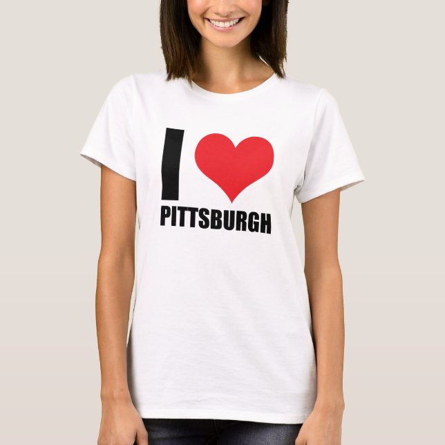 I Liebe Pittsburg T-Shirt (Vorderseite)