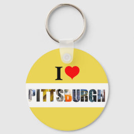I Liebe Pittsburgh Schlüsselanhänger