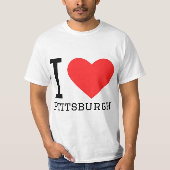 I Liebe Pittsburgh T-Shirt (Vorderseite)