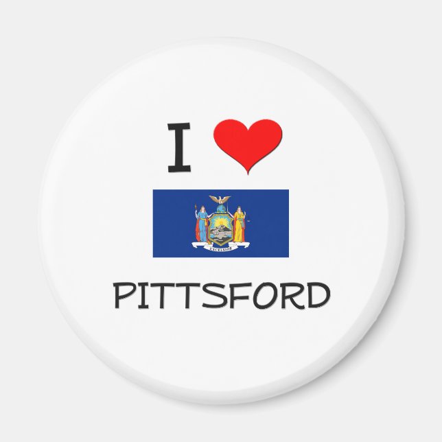 I Liebe Pittsford New York Magnet (Vorne)