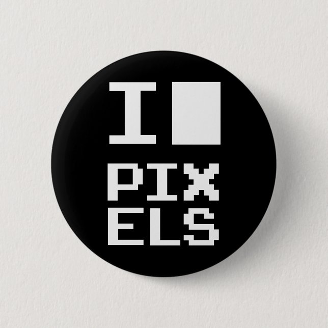 I Liebe Pixel Button (Vorderseite)