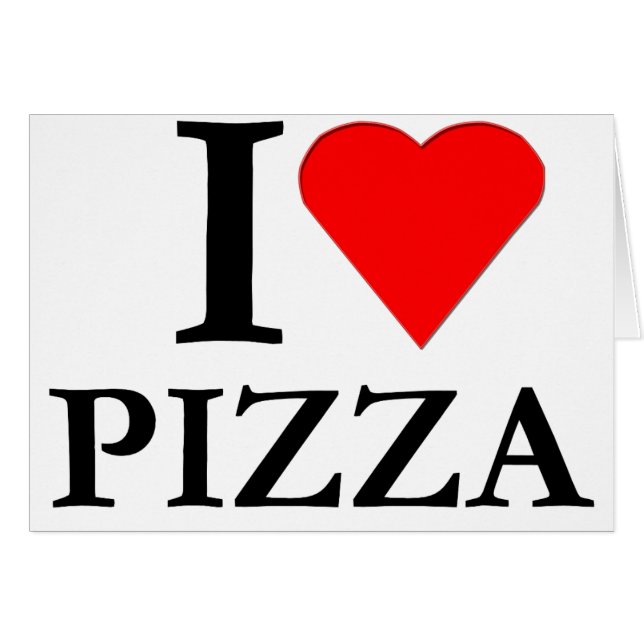 I Liebe Pizza (Vorderseite (Horizontal))