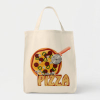 I Liebe-Pizza - Bio Lebensmittelgeschäft-Tasche