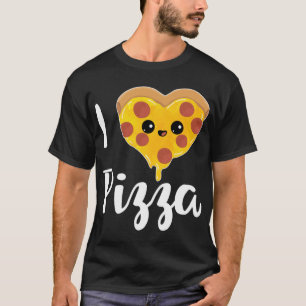 I Liebe Pizza - Funny Feinschmecker Käse Salami Lo T-Shirt