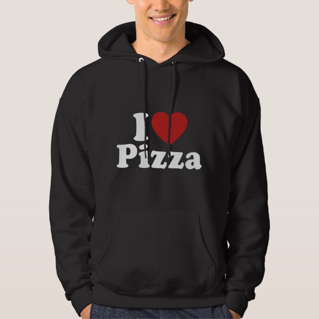 I Liebe Pizza Hoodie (Vorderseite)