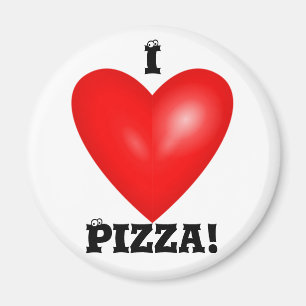 I Liebe Pizza Magnet