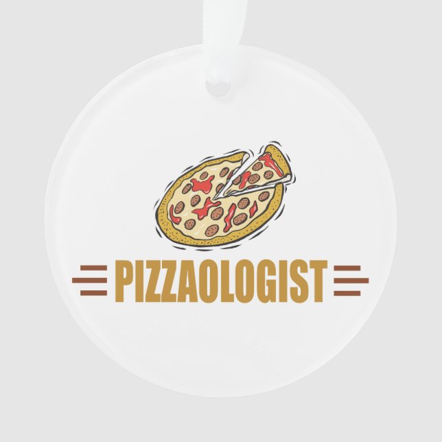I Liebe Pizza Ornament (Vorderseite)