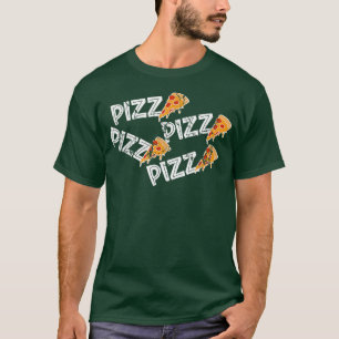I Liebe Pizza Vintag Retro 70er Fressliebhaber für T-Shirt