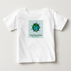 I Liebe Planet Erde - Wildnis - Erhaltung - Baby T-shirt