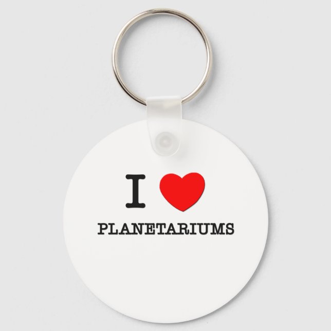 I Liebe Planetarien Schlüsselanhänger (Vorderseite)