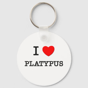 I Liebe PLATYPUS Schlüsselanhänger