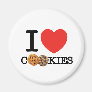 I Liebe-Plätzchen Magnet