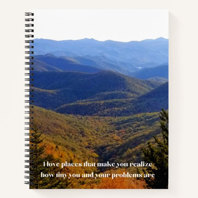 I Liebe platziert Notebook Notizbuch (Vorderseite)