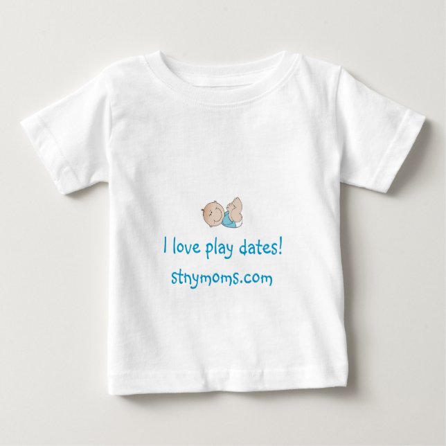 "I Liebe play dates" Shirt - Boy (Vorderseite)