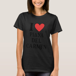 I Liebe Playa del Carmen Mexiko Urlaub 7 T-Shirt