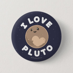 I Liebe Pluto Button