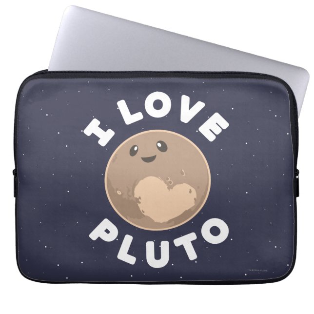 I Liebe Pluto Laptopschutzhülle (Vorderseite)