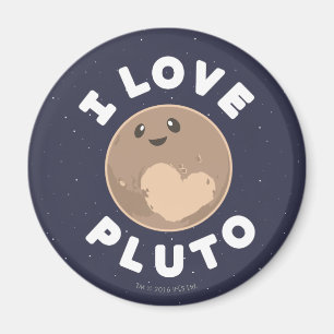 I Liebe Pluto Magnet