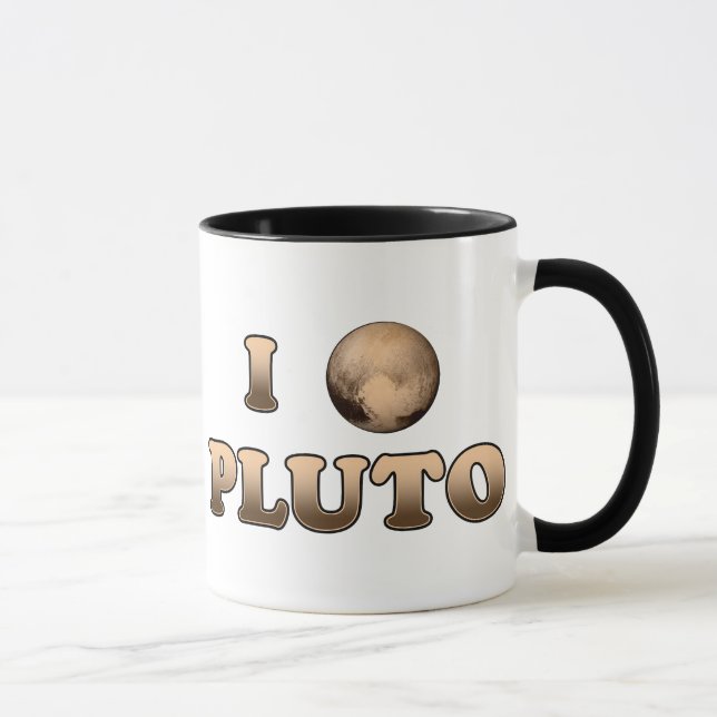 I Liebe Pluto Tasse (Rechts)