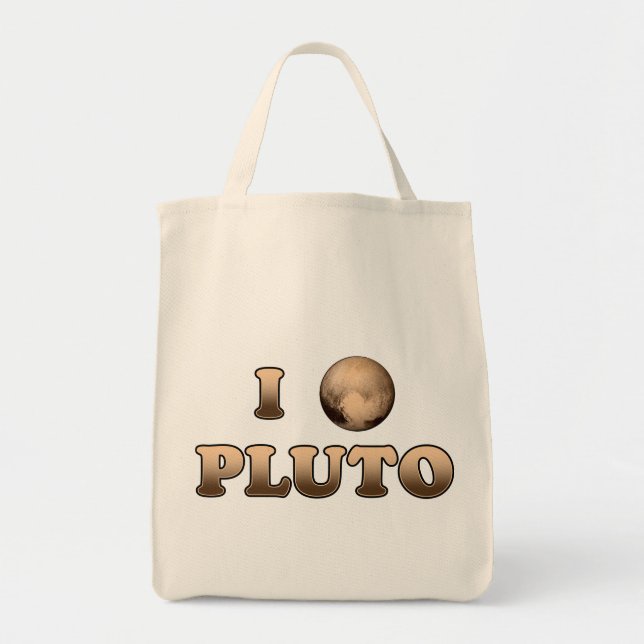 I Liebe Pluto Tragetasche (Vorne)