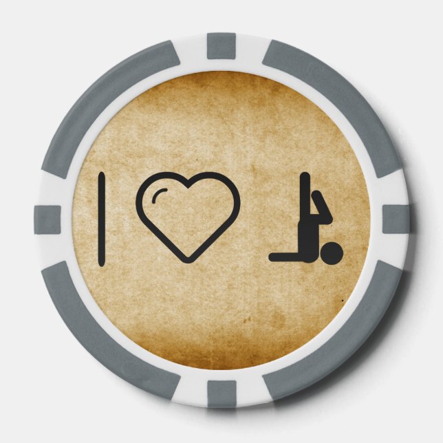 I LIEBE POKERCHIPS (Vorderseite)