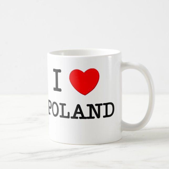 I Liebe Polen Tasse (Rechts)