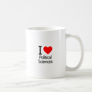 I Liebe Politische Wissenschaften Kaffeetasse