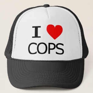 I Liebe-Polizisten Truckerkappe