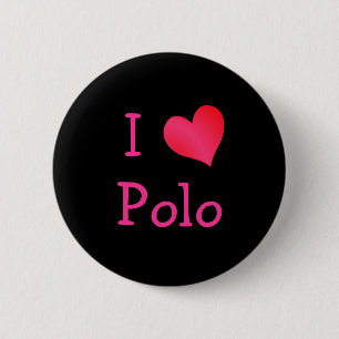 I Liebe Polo Button