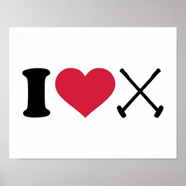 I Liebe Polo Poster (Vorne)