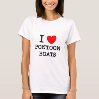 I Liebe-Ponton-Boote T-Shirt