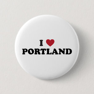 I Liebe Portland Oregon Button