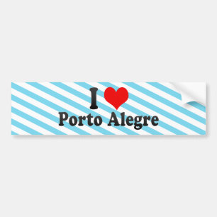 I Liebe Pôrto Alegre, Brasilien Autoaufkleber