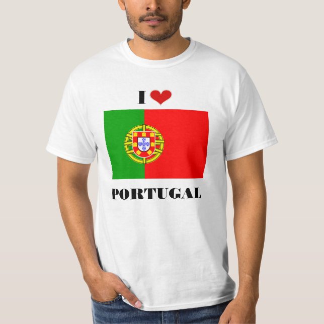 I Liebe Portugal T-Shirt (Vorderseite)