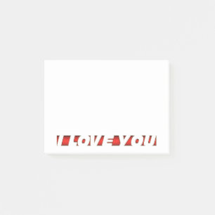 I Liebe Post-it Klebezettel