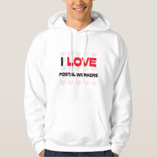 I LIEBE-POSTarbeitskräfte Hoodie