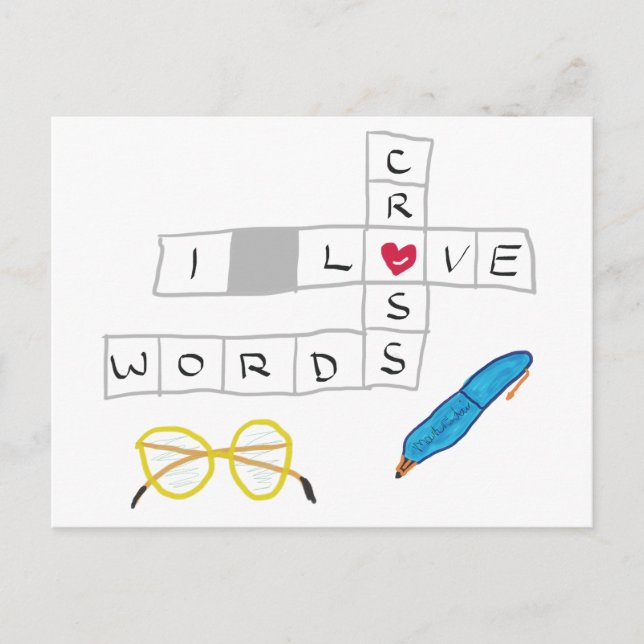 I LIEBE POSTKARTE (Vorderseite)