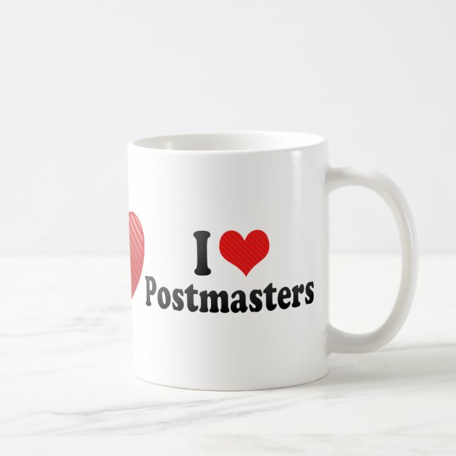 I Liebe-Postmeister Kaffeetasse (Rechts)