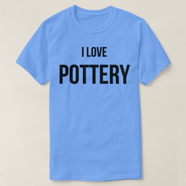 I Liebe Pottery T-Shirt (Design vorne)