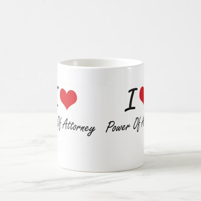 I Liebe-Power des Rechtsanwalts Tasse (Mittel)