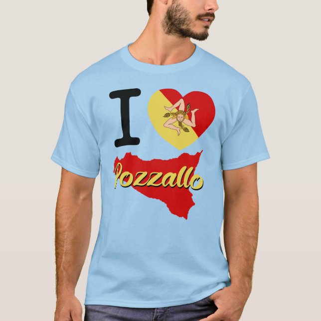 I Liebe Pozzallo T-Shirt (Vorderseite)