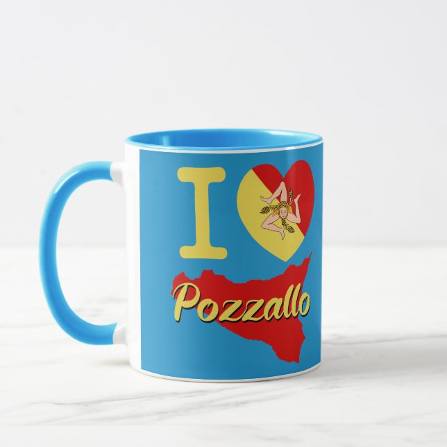 I Liebe Pozzallo Tasse (Links)