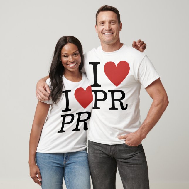 I ❤️ Liebe PR (für PR-Mitarbeiter) KUNSTBAR T-Shirt (Unisex)