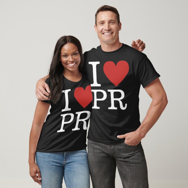 I ❤️ Liebe PR (für PR-Mitarbeiter) KUNSTBAR T-Shirt (Unisex)